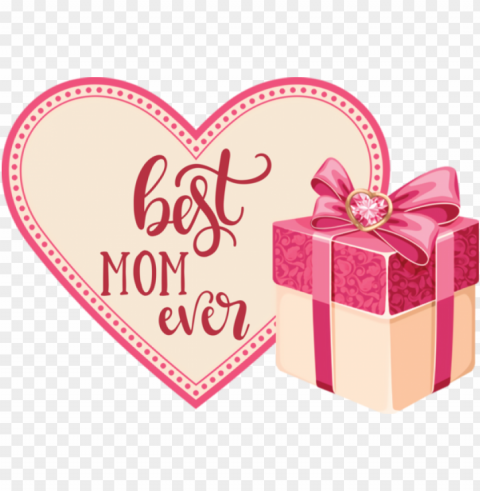 Mother's Day Birthday Gift Christmas gift for Happy Mother's Day for Mothers Day Isolated Design Element in HighQuality PNG