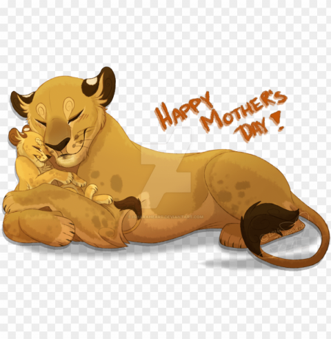mothers-day by isharaheart on deviantart - masai lion PNG for social media