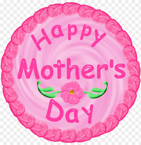 mothers day caketop by cotttage - mother's day Isolated Illustration in HighQuality Transparent PNG