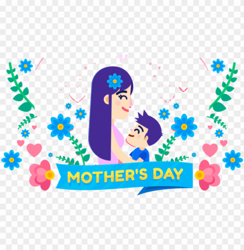 mothers day cartoon illustration - illustration PNG free download