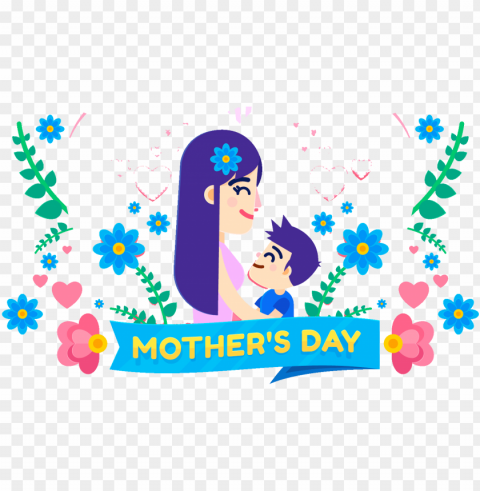 mothers day cartoon illustration free - illustration PNG images with high-quality resolution