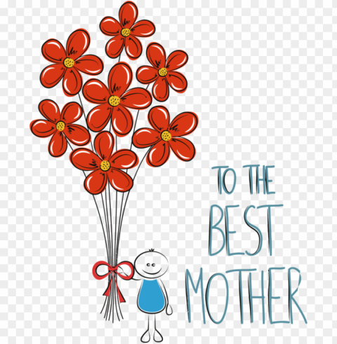 Mother's Day Flower Orange Plant for Happy Mother's Day for Mothers Day Isolated Object in HighQuality Transparent PNG