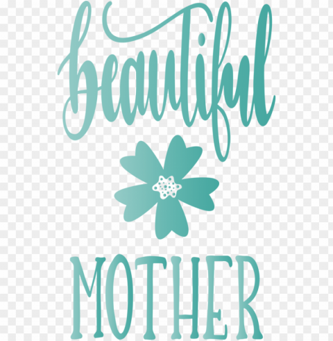 Mother's Day Font Text Logo for Mothers Day Calligraphy for Mothers Day PNG for free purposes