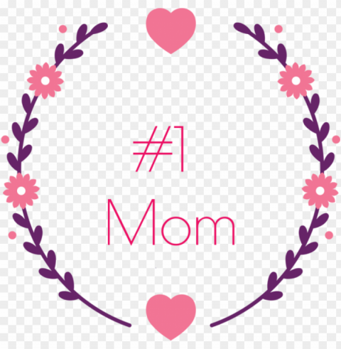 Mother's Day Heart Pink Text for Happy Mother's Day for Mothers Day PNG images free