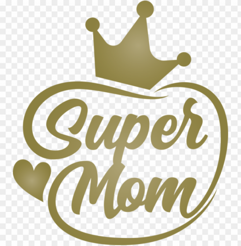 Mothers Day Logo Font Fruit For Super Mom For Mothers Day PNG Files With No Backdrop Required