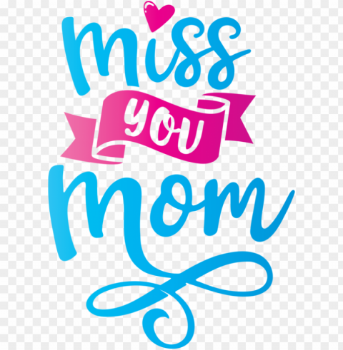 Mother's Day Logo Line Meter for Miss You Mom for Mothers Day PNG files with no royalties