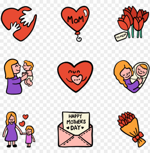 mother's day - portable network graphics PNG Graphic Isolated with Clarity