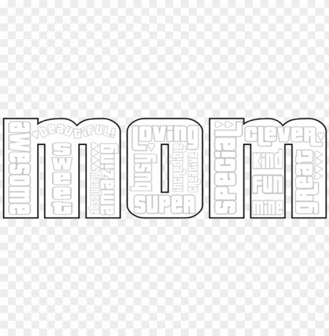mothers day printables - happy mothers day coloring pages Clear PNG pictures comprehensive bundle