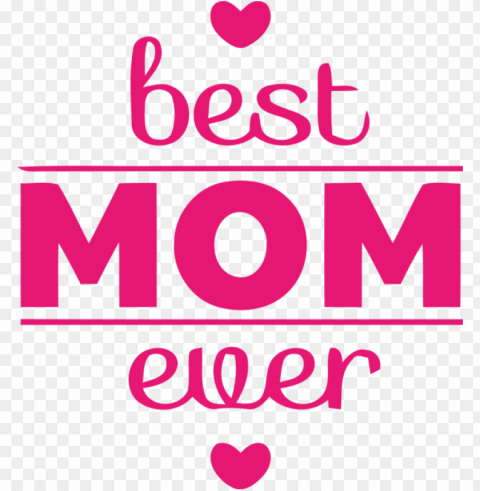 Mother's Day Text Pink Font for Happy Mother's Day for Mothers Day Isolated Item in HighQuality Transparent PNG