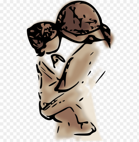mother's daymum baby - proud of my c section scar Isolated Illustration in Transparent PNG