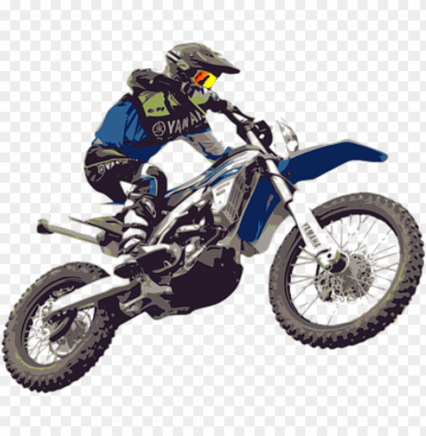 motocross motorcycle bike motorbike sport - motocross Transparent Background PNG Isolated Illustration