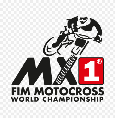 motocross world championship vector logo Alpha channel transparent PNG