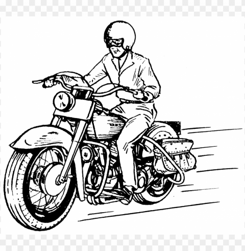 motorcycle drawing Transparent PNG graphics library
