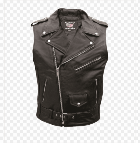 motorcycle leather jacket image - sleeveless leather jacket Transparent background PNG gallery