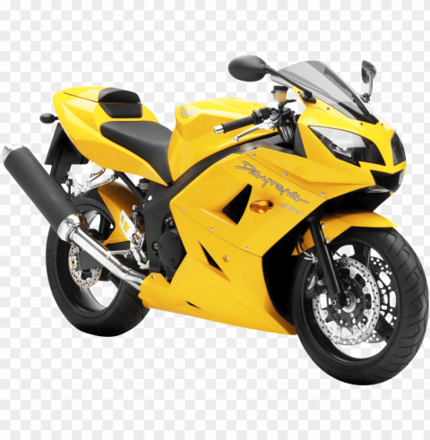 motorcycle images graphic free - triumph daytona 675 yellow PNG with isolated background