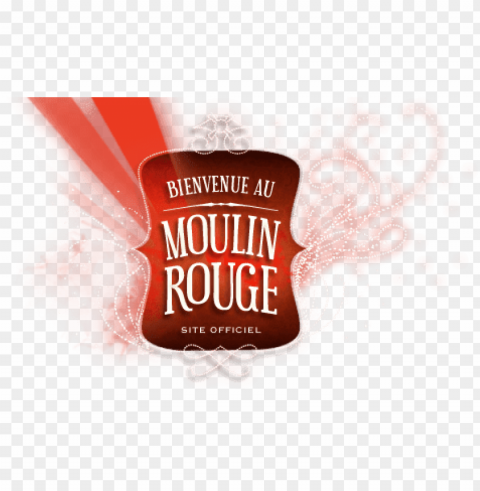 moulin rouge logo PNG Graphic with Transparent Background Isolation