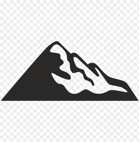 mountain icon black background - mountain ico Transparent PNG images free download