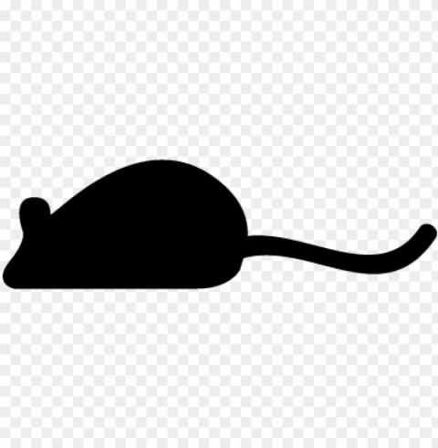mouse animal vector - mouse silhouette vector PNG format with no background