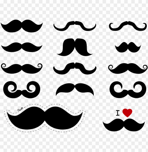 moustache free download - mustache vector free PNG for educational use