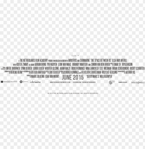 movie credit - movie credit text PNG images with alpha transparency wide collection