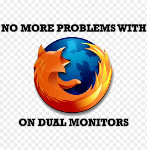mozilla firefox and dual monitors PNG Graphic with Isolated Transparency