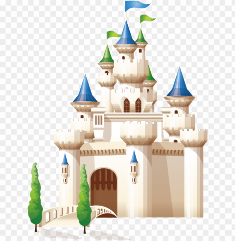 mq blue castle cartoon building fantasy - castle cartoo Transparent PNG graphics complete archive