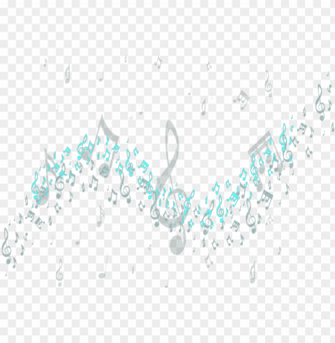 mq blue music musicnotes notes note - music Transparent Background Isolated PNG Design Element