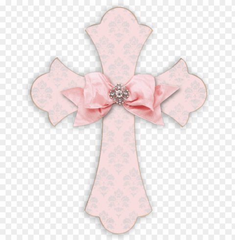 #mq #pink #cross #bow #bows #ribbon - brocade PNG transparent photos extensive collection