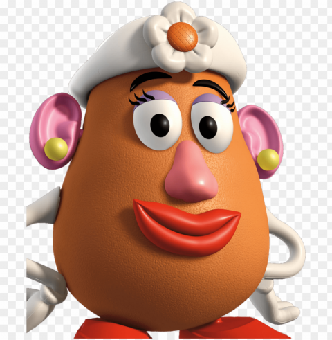 mr clipart mrs potato head - mujer cara de papa Clear background PNG elements
