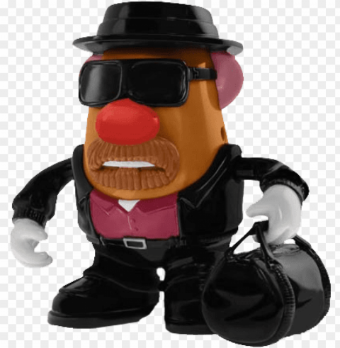 mr potato head with sunglasses Isolated Illustration in Transparent PNG