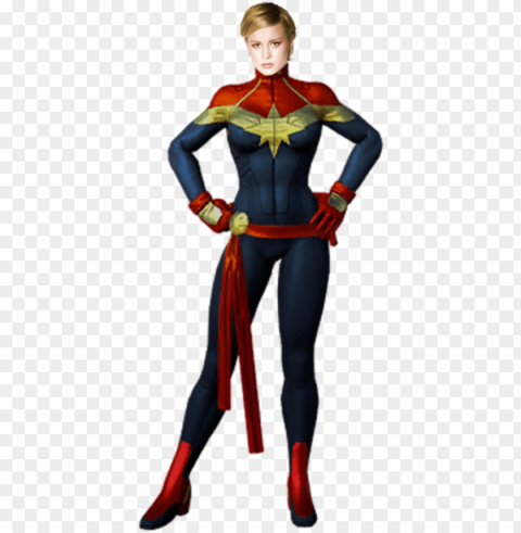 ms marvel captain marvel marvel art art studies - carol danvers captain marvel Clean Background Isolated PNG Illustration