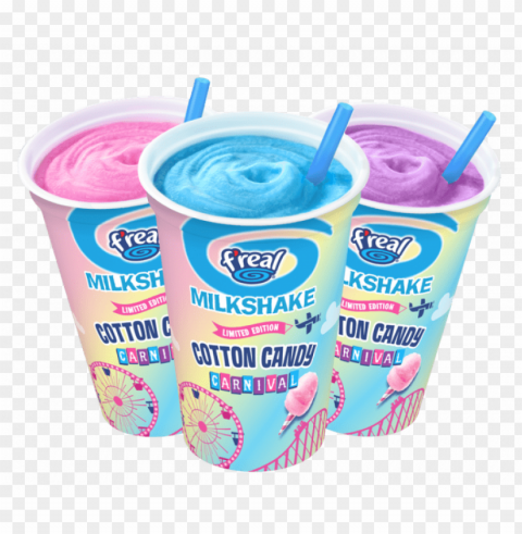 ms us cottoncandycarnival trio 2018 hires2 - cotton candy f real milkshake Isolated Item on HighQuality PNG