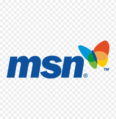 msn microsoft network vector logo Clean Background Isolated PNG Graphic