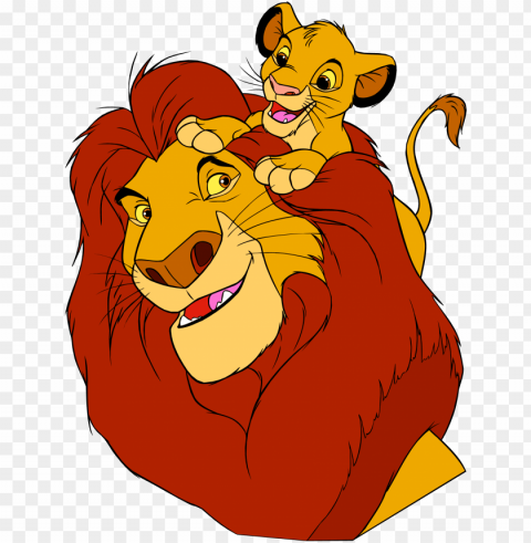 mufasa - lion king vector Isolated Element on Transparent PNG