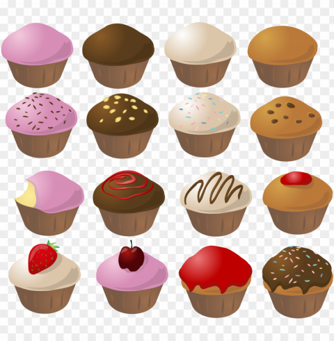 muffin food file Isolated Character in Transparent Background PNG - Image ID 398f8fae