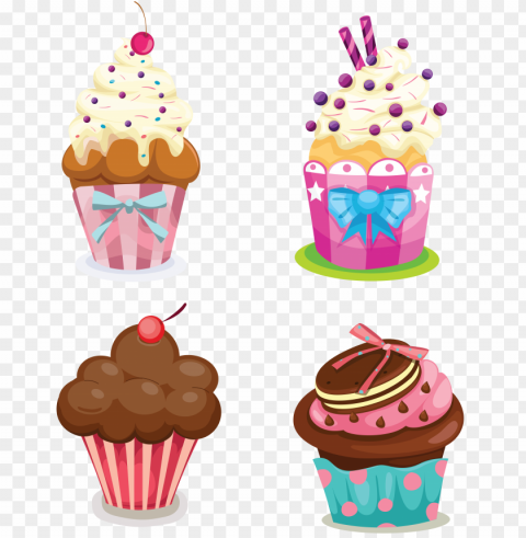 Muffin Food File Isolated PNG Element With Clear Transparency