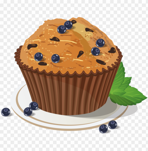 muffin food image Isolated Artwork on Clear Background PNG