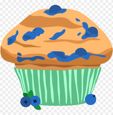 muffin food PNG Image Isolated on Clear Backdrop