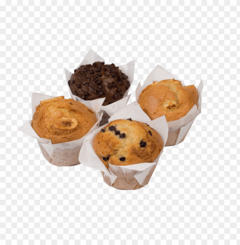 muffin food background Isolated Artwork in Transparent PNG