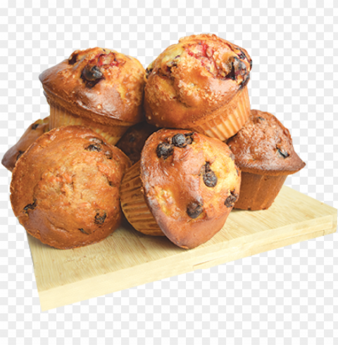 muffin food background Isolated Element on Transparent PNG