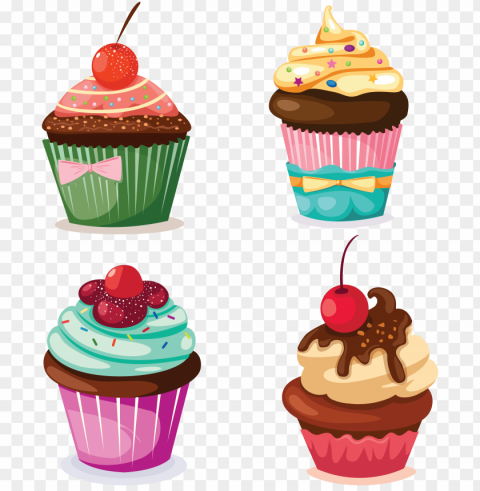 muffin food background Isolated Icon in Transparent PNG Format