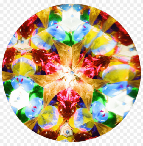 multlour kaleidoscope Isolated Item on Transparent PNG Format