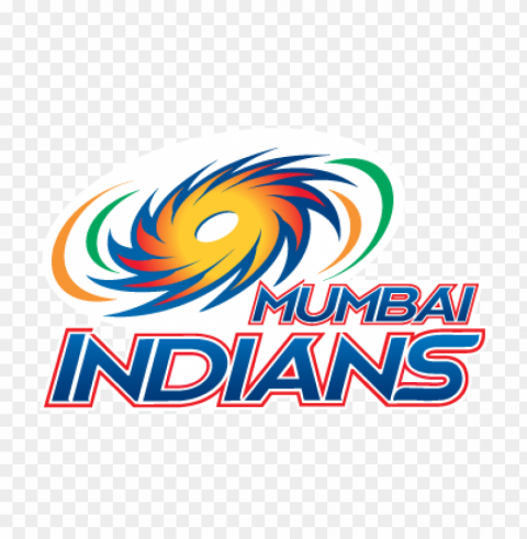 mumbai indians vector logo Transparent Background Isolated PNG Item