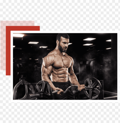 muscular man in gym - new pre workout supplement 2018 Clear background PNG images diverse assortment