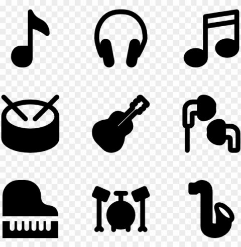 music - icon confi PNG Image with Transparent Isolated Design PNG transparent with Clear Background ID ee63282b