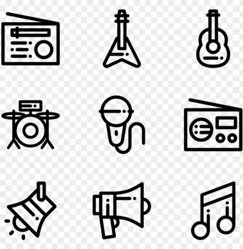 Music Icons - Instructions Icons PNG Transparent Graphics For Download