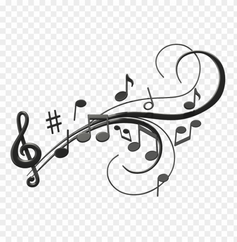 music notes clipart Isolated Character in Transparent PNG Format PNG transparent with Clear Background ID c5961675