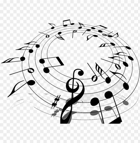 Music Notes Clipart Isolated Character On HighResolution PNG