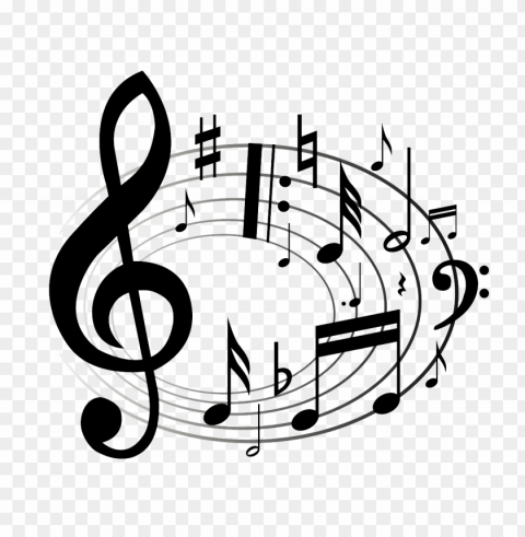 music notes clipart Isolated Character on Transparent Background PNG PNG transparent with Clear Background ID efc10898