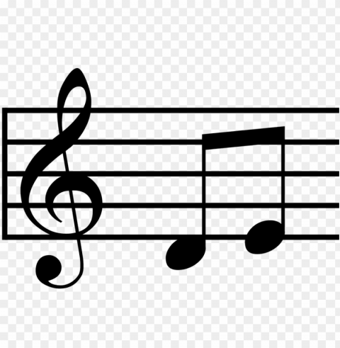 music notes symbols PNG Image with Isolated Graphic